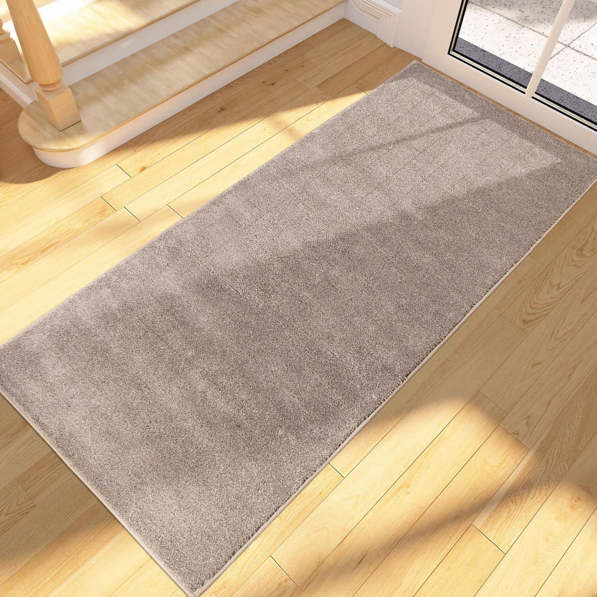 Läufer Teppich 60x210 cm – Schmutzfangmatte Beige