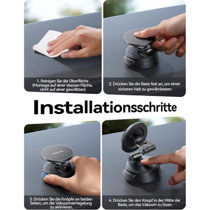 JOYROOM Magsafe Autohalterung Dreifach Faltbar & Vakuum