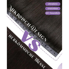 Echthaar Tressen Dunkelbraun 50cm – Butterfly Weft
