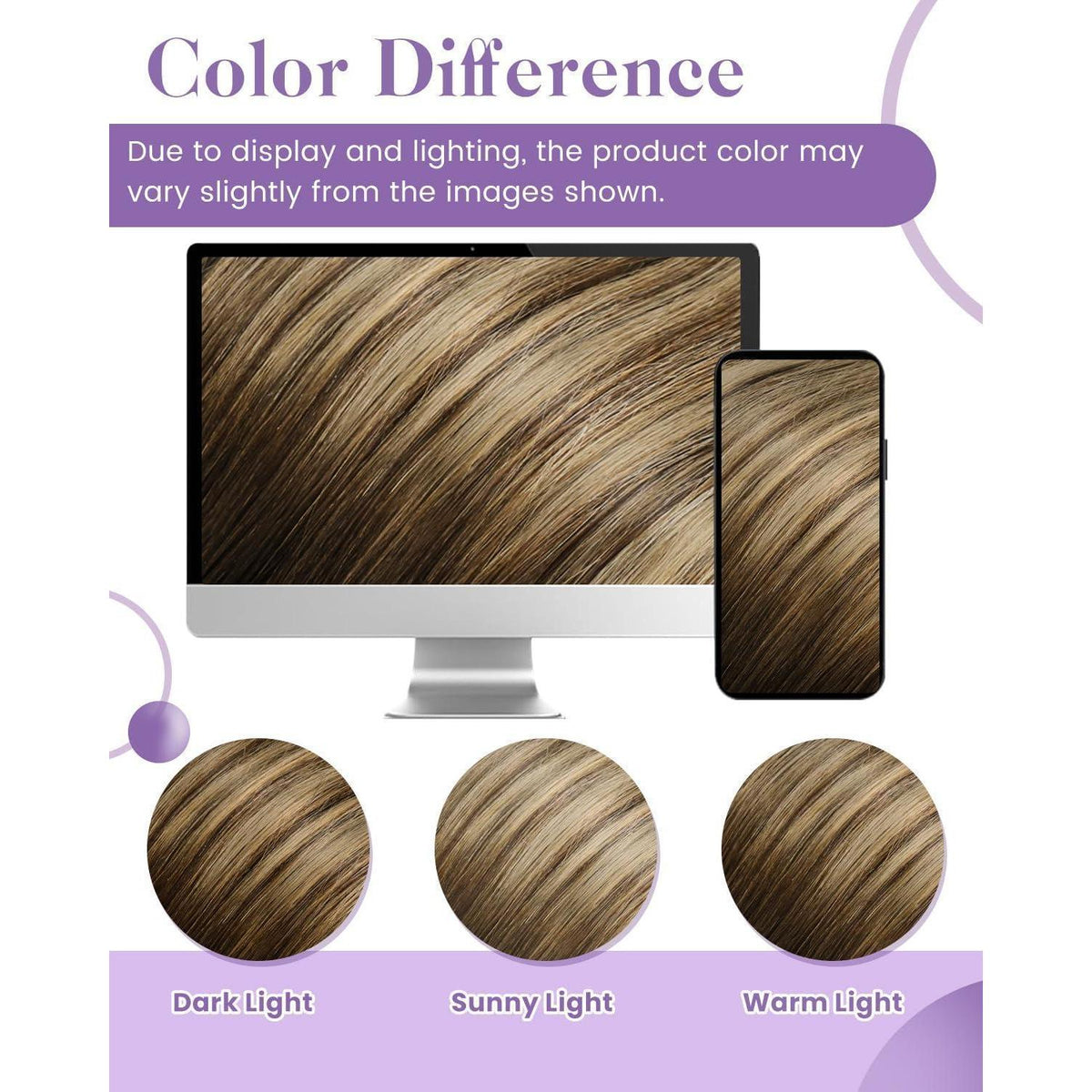 Echthaar Tressen Braun 60cm - Weft Extensions zum Einnähen