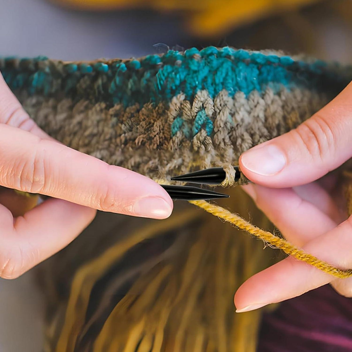 Austauschbares Rundstricknadel Set mit Zubehör – Perfekt zum Stricken