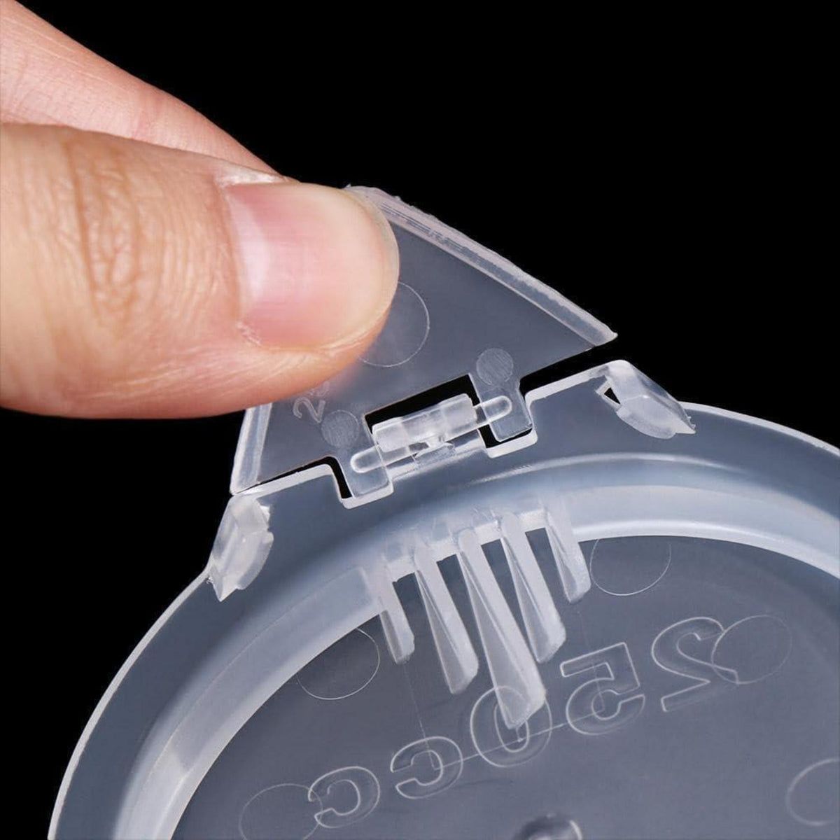 Transparenter Messbecher 250ml mit Deckel – Küchenhelfer zum Backen