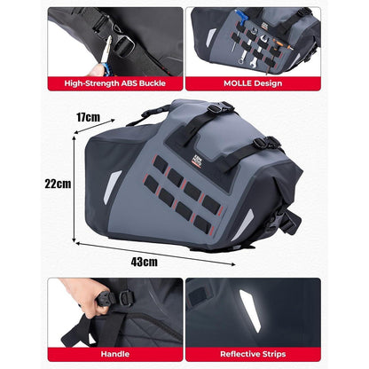 Wasserdichte Motorrad Satteltaschen 30L – IPX6 & MOLLE System