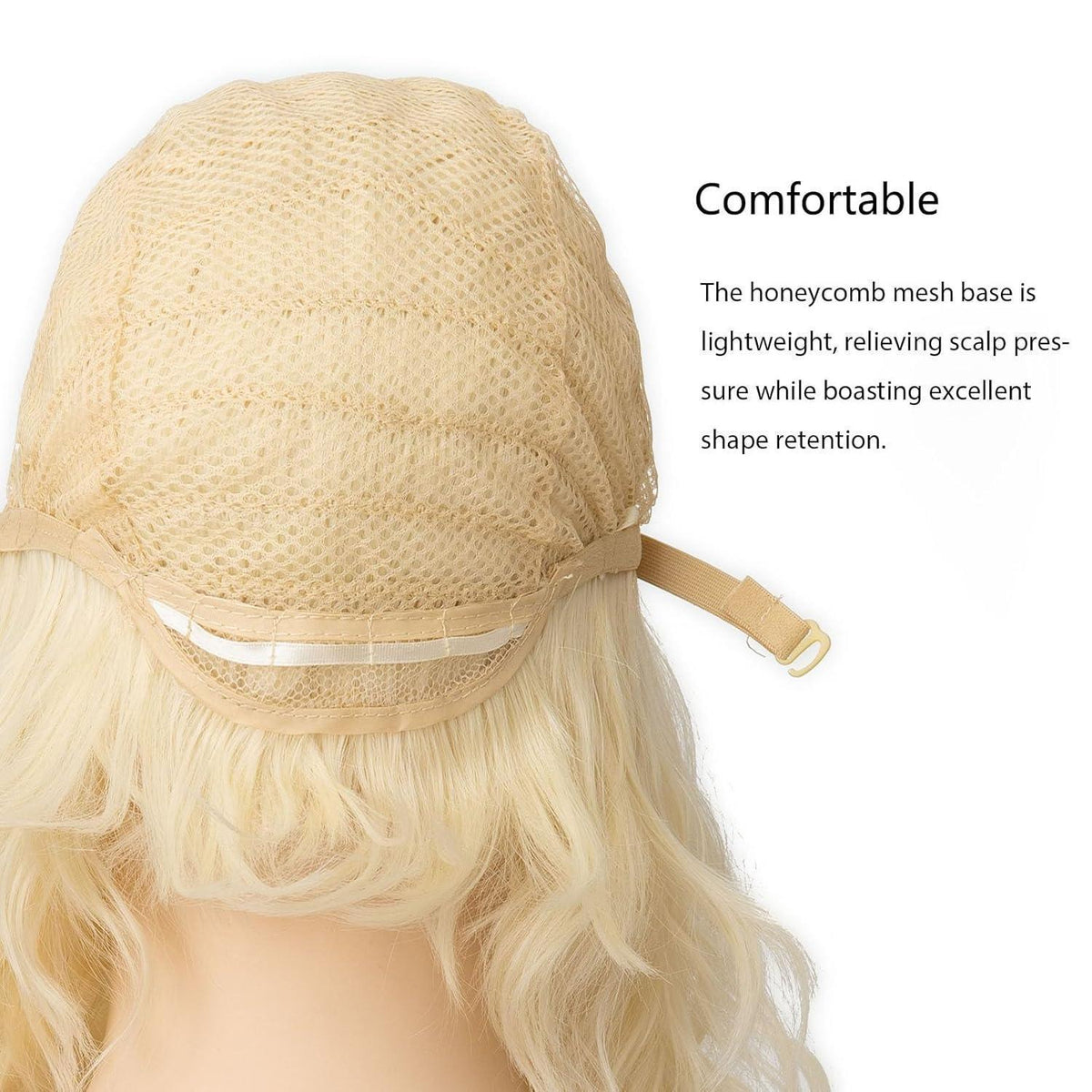 Blonde Bob Perücke mit Pony – 12 Zoll, gewellt
