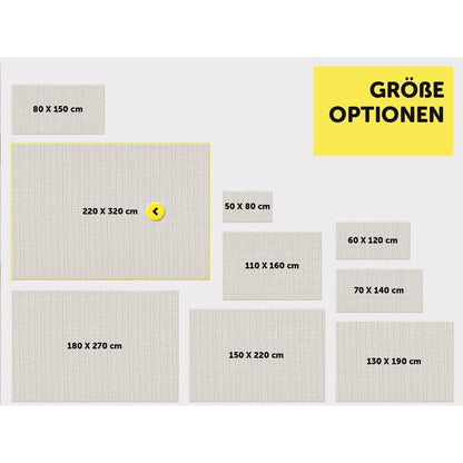 Antirutschmatte Teppich 220x320cm – Rutschfest & Vielseitig