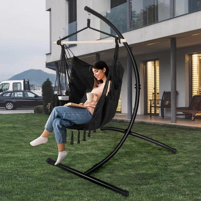 Hängesessel-Ständer C-Form – Robust & Drehbar für Indoor & Outdoor