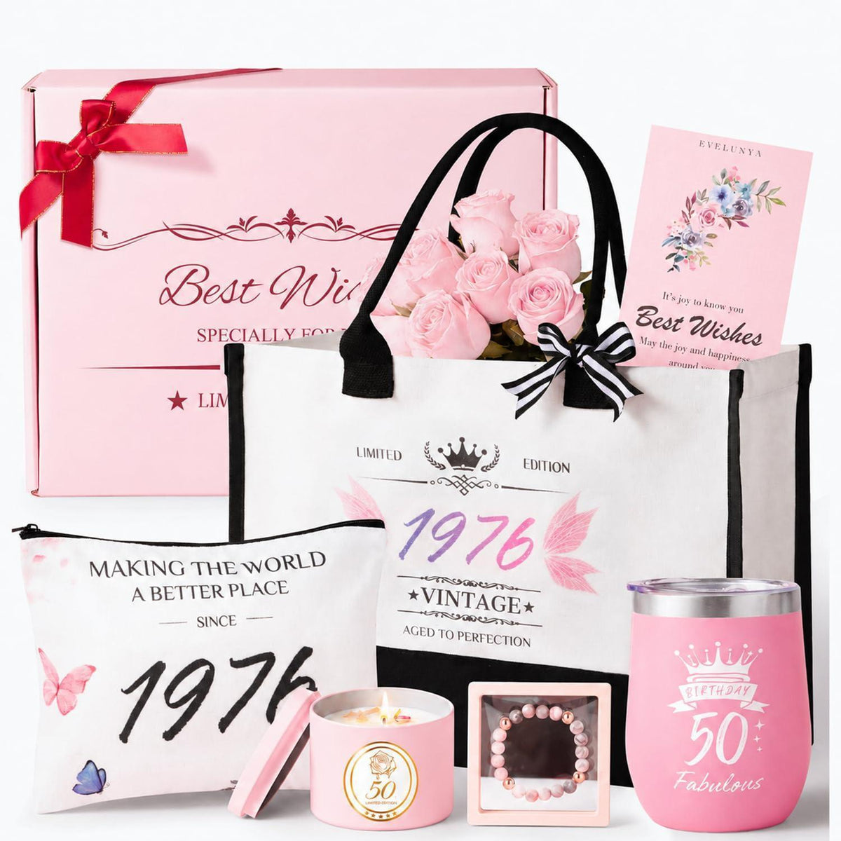 50. Geburtstag Geschenkset für Frauen – Exklusive Überraschung