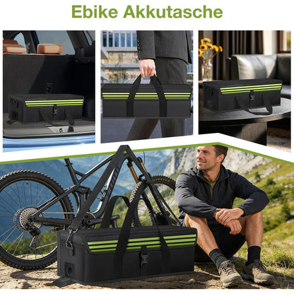 Feuerfeste Akku Tasche für E-Bike – Sicherer Transport & Lagerung