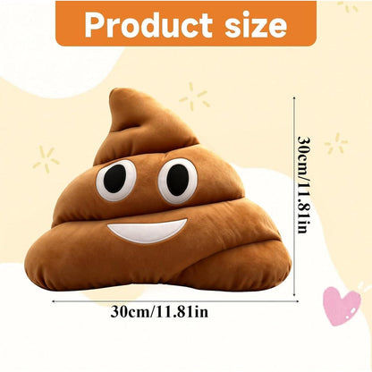 Lustiges Kackhaufen Kissen – Weiches Kuscheltier 30cm