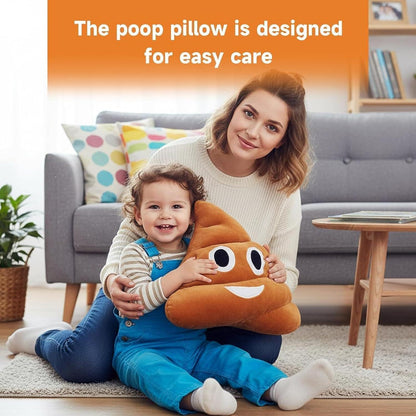 Lustiges Kackhaufen Kissen – Weiches Kuscheltier 30cm
