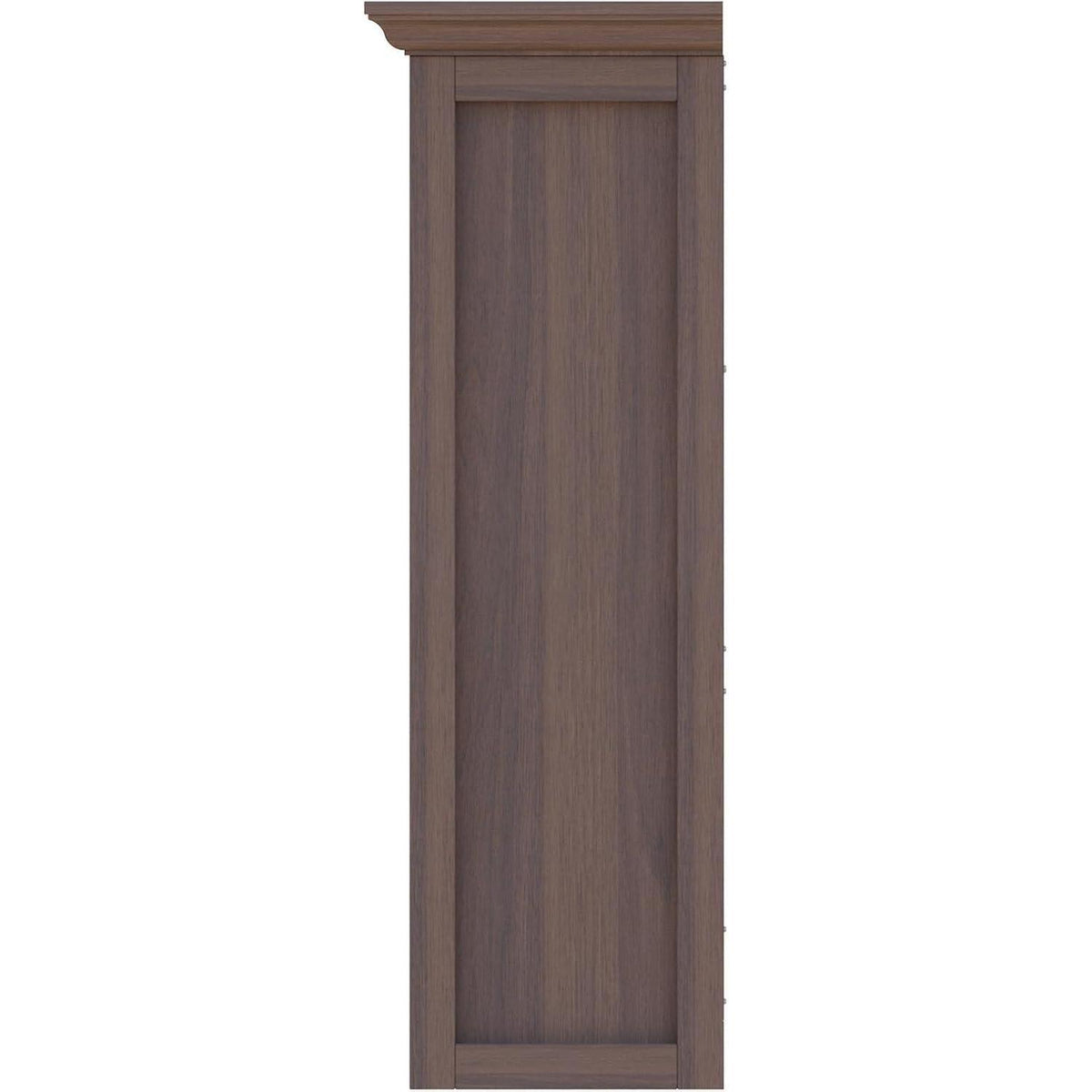 OSCHF 9-Fächers Bücherregal mit Sockel – Modernes Holzregal Walnuss