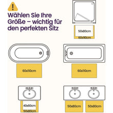 Flauschiger Badezimmerteppich 60x110 cm – Rutschfest & Saugfähig