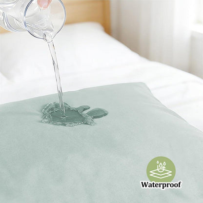 Wasserdichter Kissenbezug 2er-Set, Grün 40x80 cm