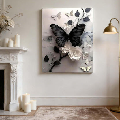 Malen nach Zahlen Schmetterling 40x50cm für Erwachsene & Kinder