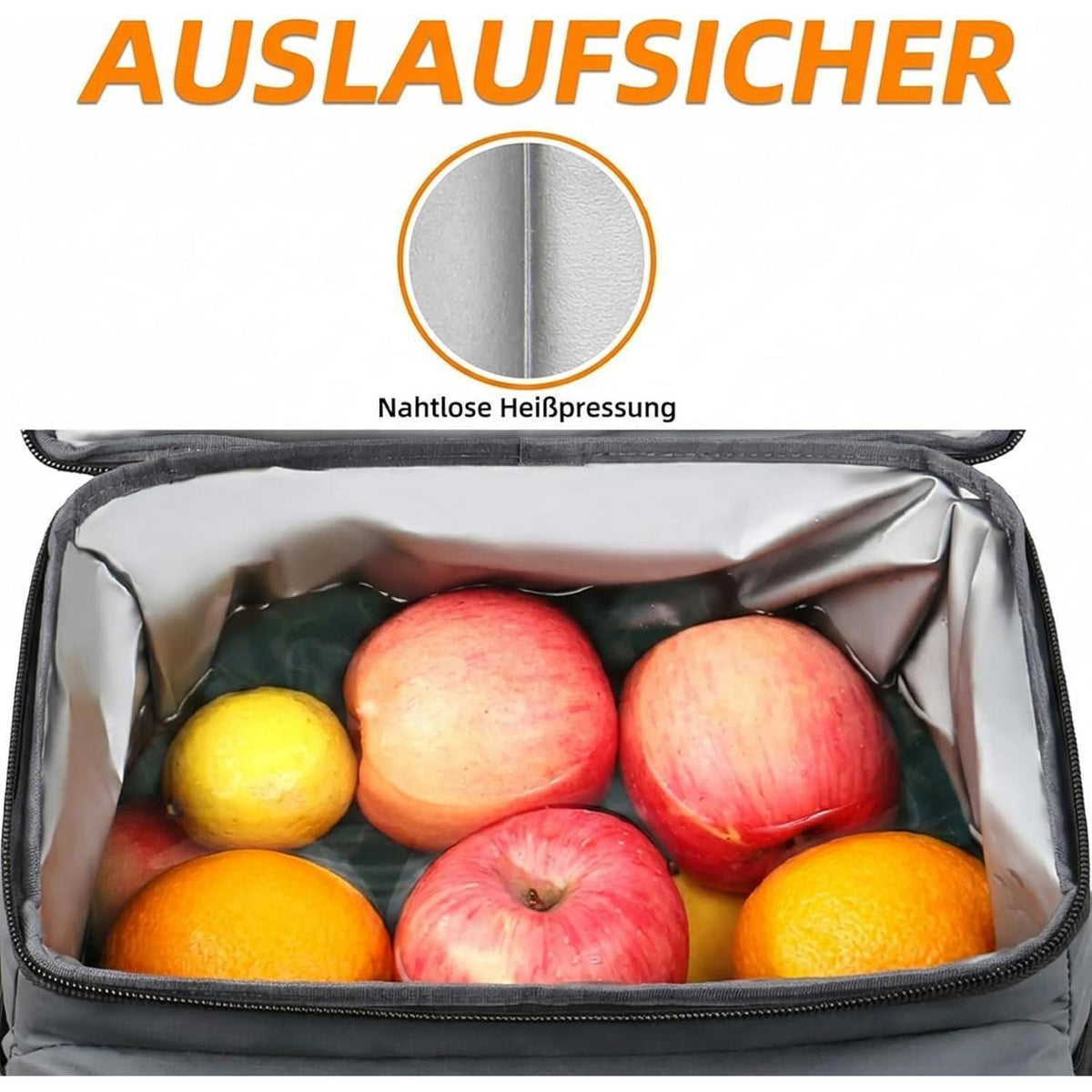 Kühlrucksack 34L – 40 Dosen, Thermo Rucksack für Picknick & Camping