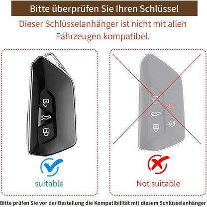 PEICHI Autoschlüssel Hülle für ID3, Golf 8, Seat Leon & Tarraco
