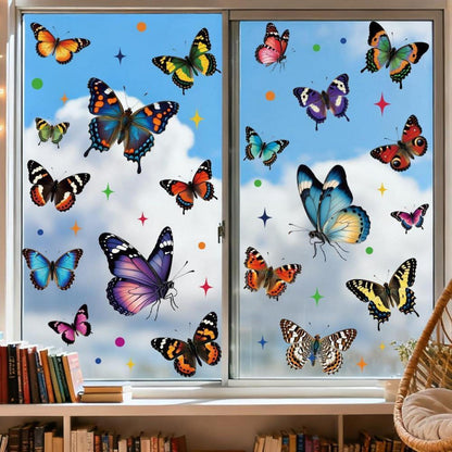 Fensterbilder Schmetterlinge – Lebendig & Doppelseitig