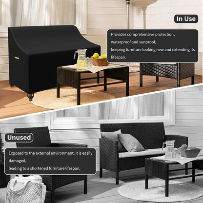 Gartenbank Abdeckung 600D Oxford – Wasserdicht & UV-Beständig