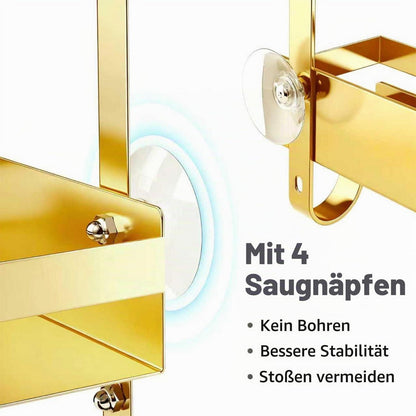 Duschablage ohne Bohren – Edelstahl Badezimmer Organizer