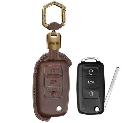 PEICHI Autoschlüssel Hülle für VW Golf 4 5 6 Passat Polo Beetle