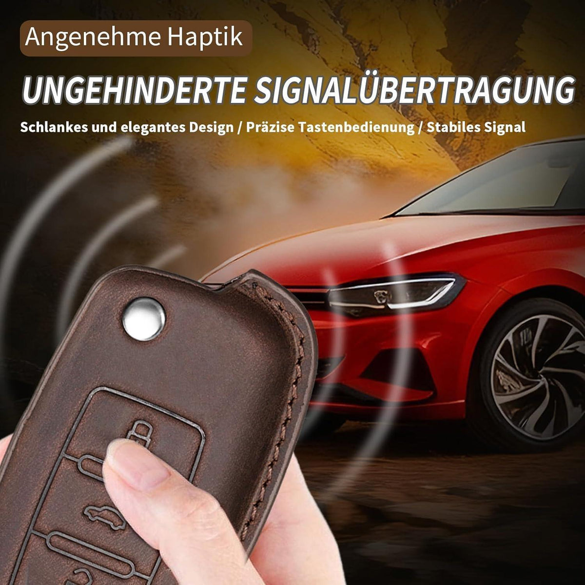 PEICHI Autoschlüssel Hülle für VW Golf 4 5 6 Passat Polo Beetle