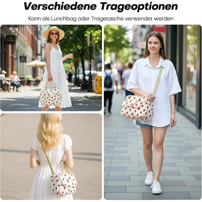 Isolierte Lunchtasche Kühlbox für Damen & Herren – Verstellbar & Faltbar