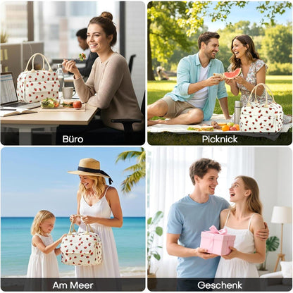 Isolierte Lunchtasche Kühlbox für Damen & Herren – Verstellbar & Faltbar