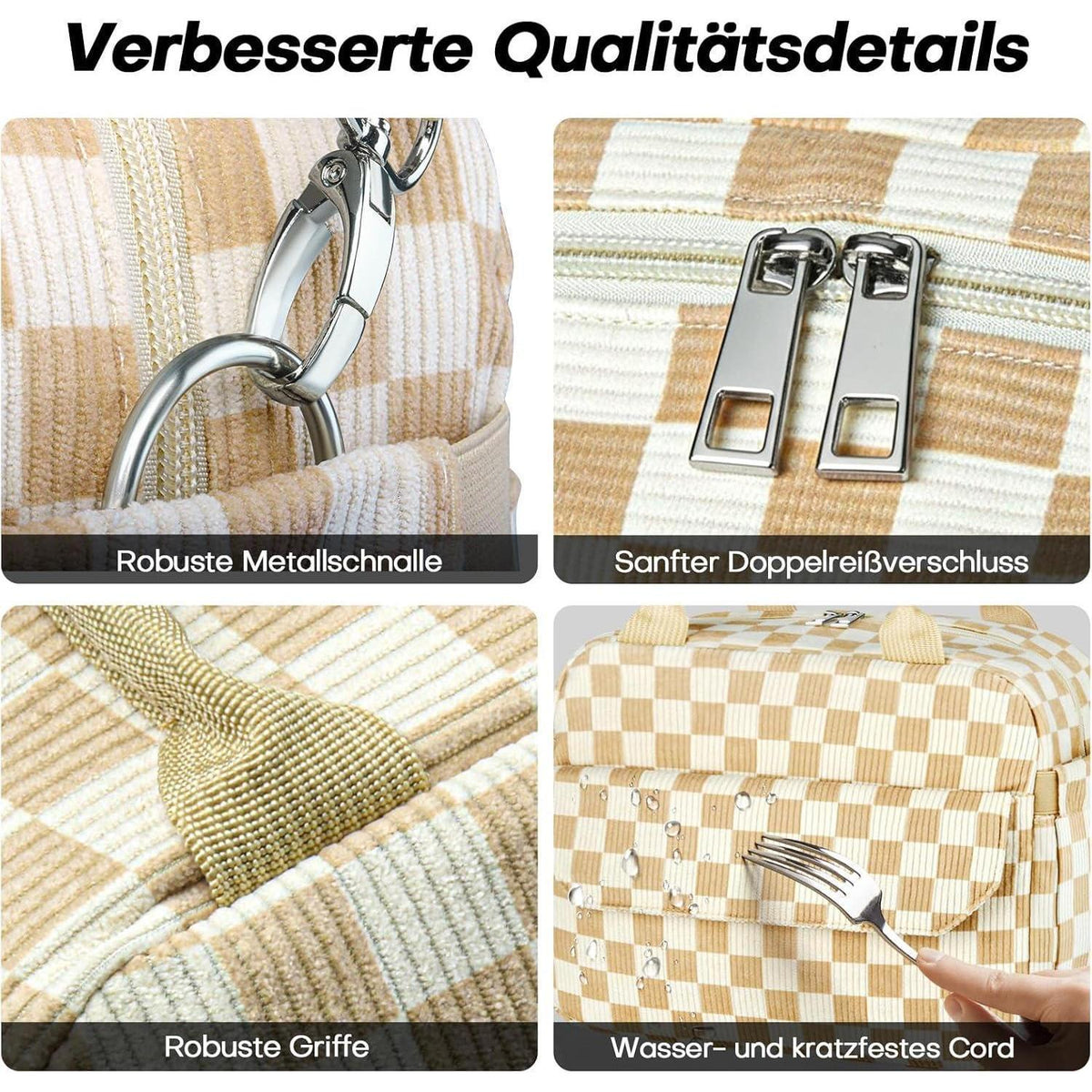 Isolierte Lunchtasche Kühlbox für Damen & Herren – Vielseitig & Stilvoll