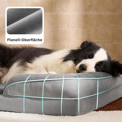 Orthopädisches Hundebett Grau – Kuscheliges Sofa für Große Hunde
