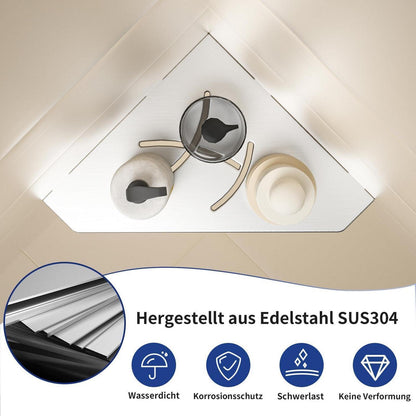 Edelstahl Duschablage Ecke 2er-Pack – Rostfrei & Platzsparend
