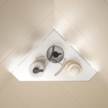 Edelstahl Duschablage Ecke 2er-Pack – Rostfrei & Platzsparend