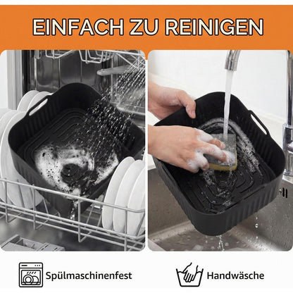 Silikonformen Set für Heißluftfritteuse – 3-teilig, BPA-frei