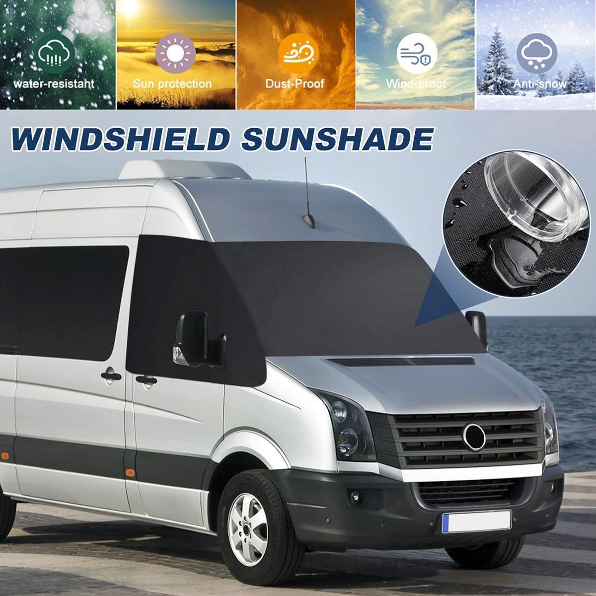 Windschutzscheibenabdeckung VW Crafter Grand California 2018-2023