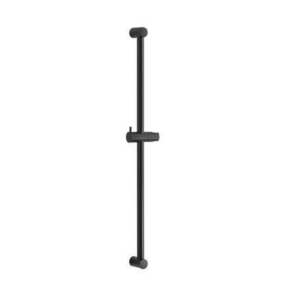Verstellbare Duschstange 90cm Schwarz – Wandmontage & Duschkopfhalterung