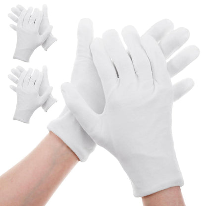3 Paar Baumwollhandschuhe für SPA Handpflege