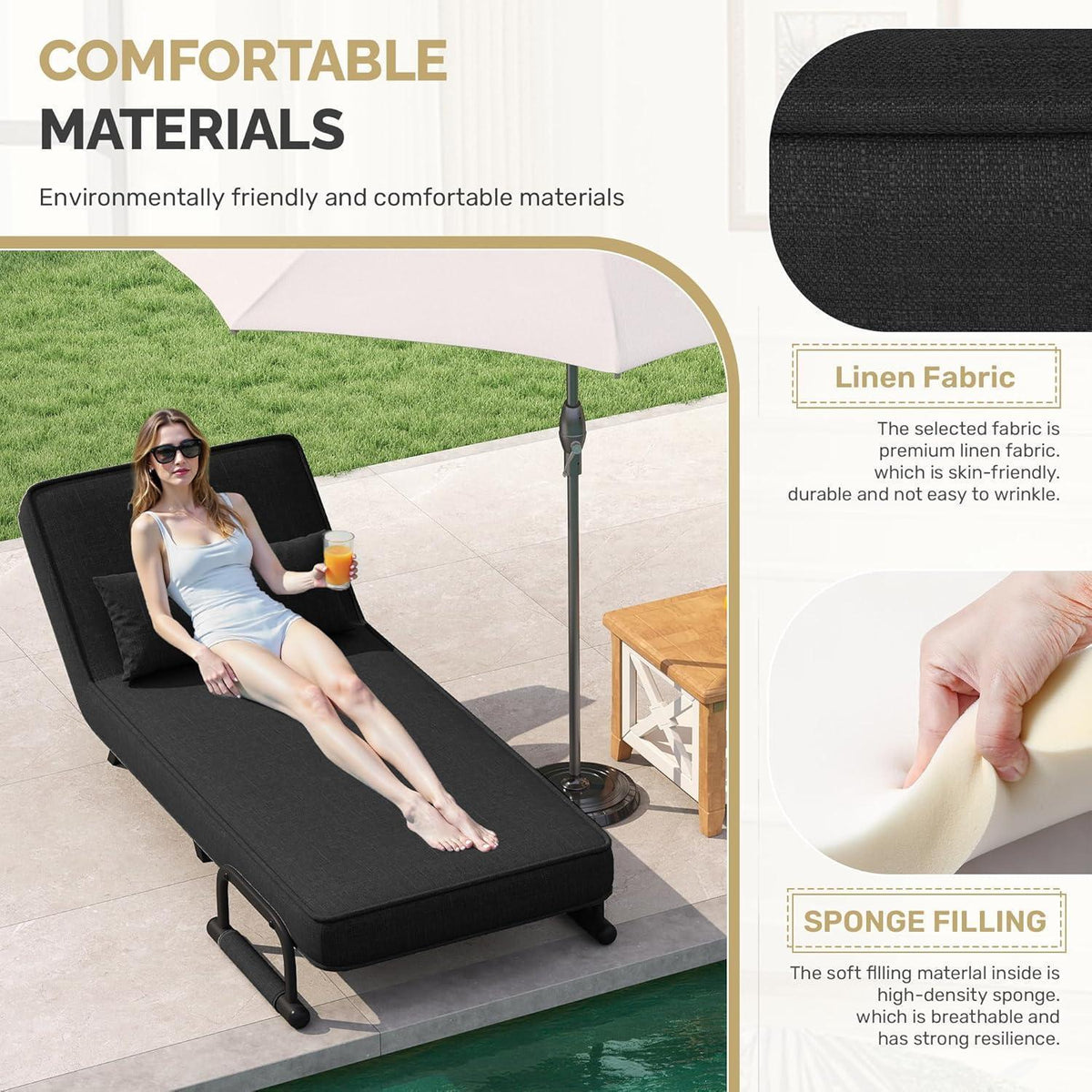 4-in-1 Schlafsessel: Platzsparendes Bett & Relaxsessel