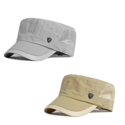 2x Military Cap Herren Cadet Hut Verstellbar Sommer M-L