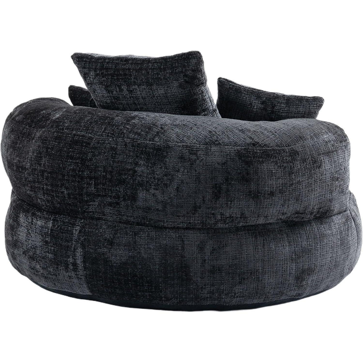 Lazy Sitzsack mit hohem Rücken – Bequemer Lounger für Wohnzimmer