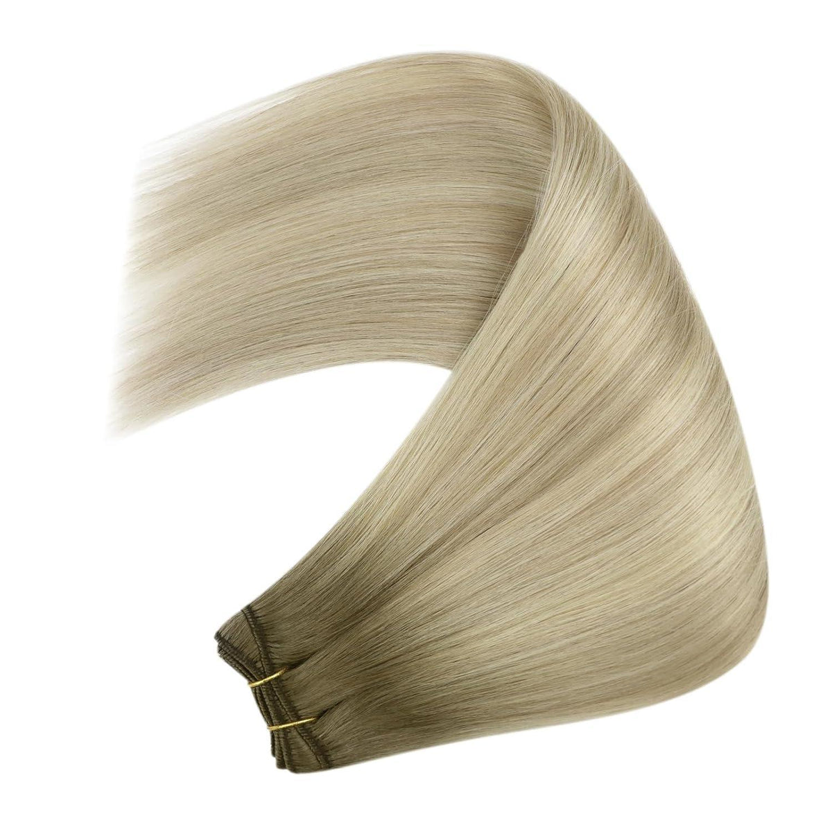 Blond Echthaar Tressen 35cm – Volumenspendend & Länger