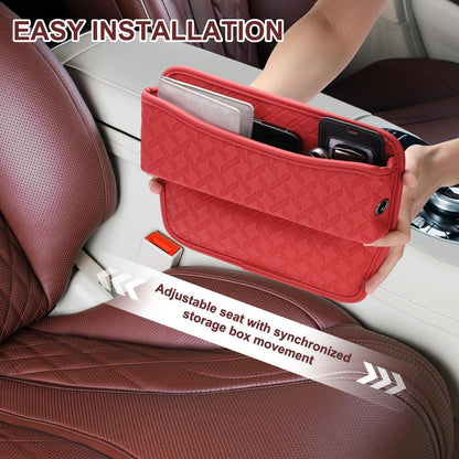 Autositz Organizer mit Ladeanschluss & Fächern (2er Set)