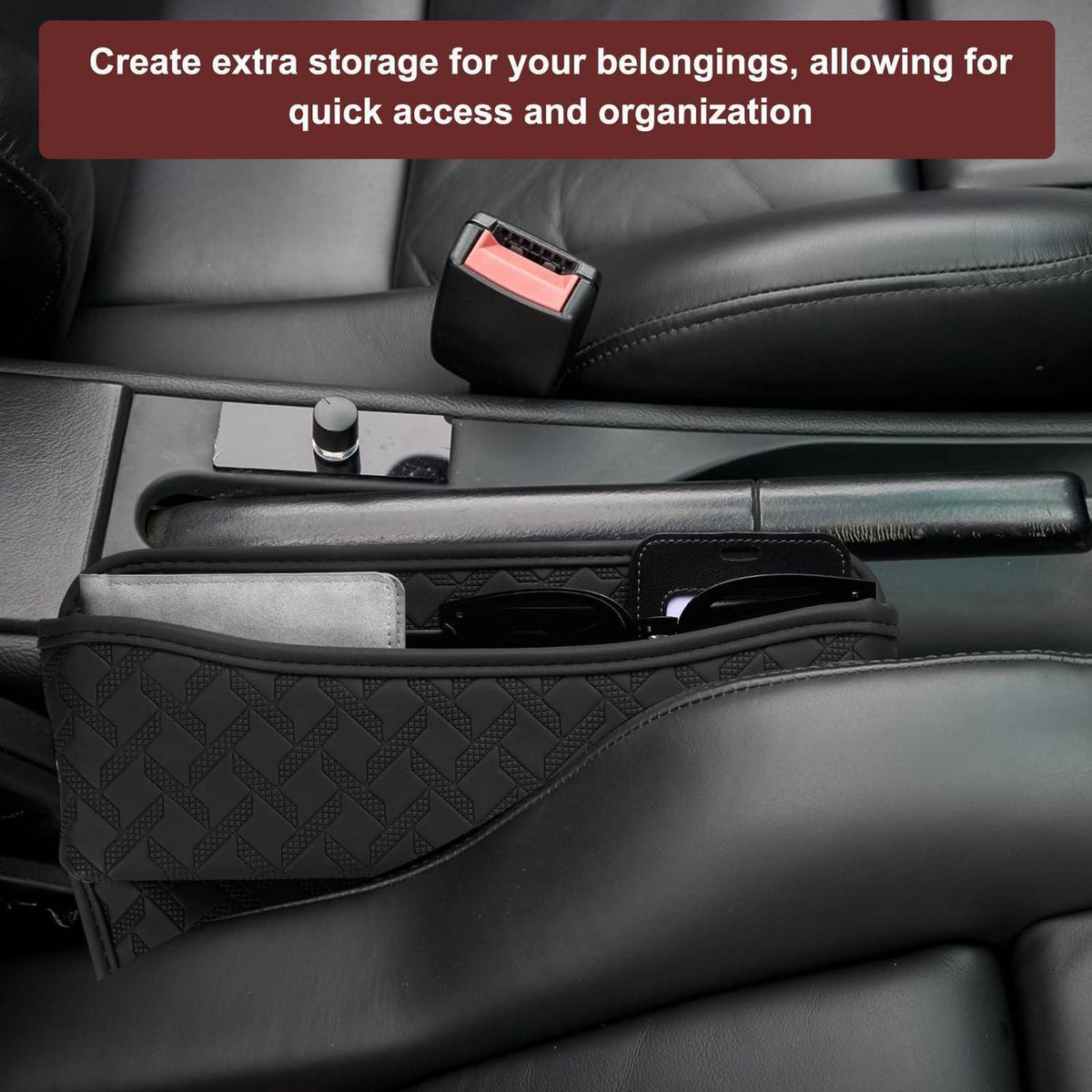 Autositz Organizer mit Ladeanschluss & Fächern (2er Set)