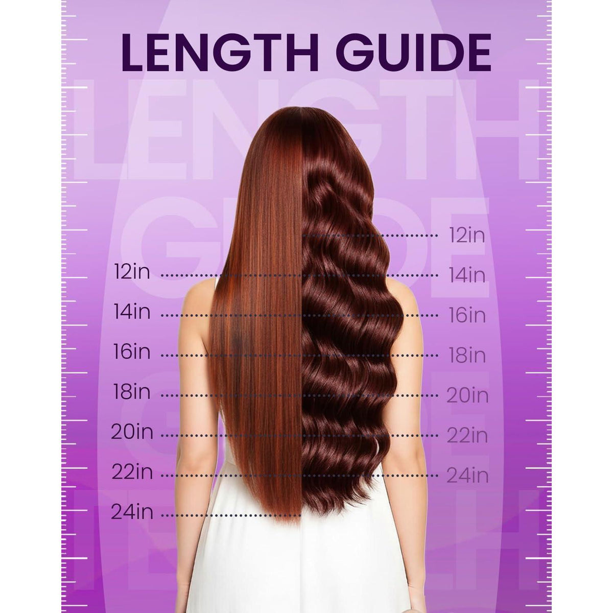 Echthaar Clip-in Extensions Balayage Hellbraun Ombre