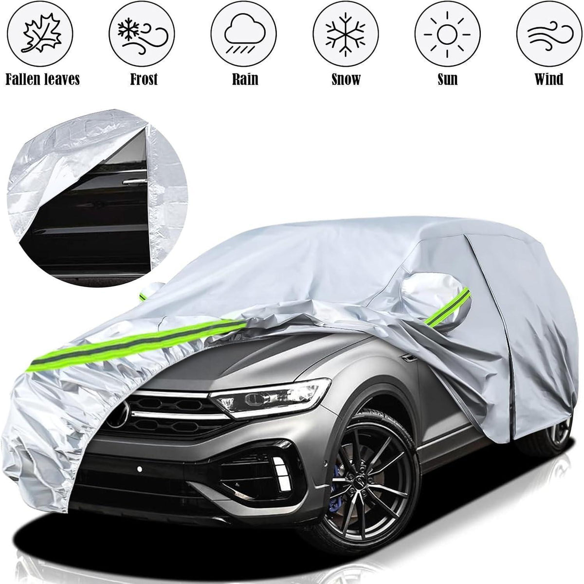 Autoabdeckung Wasserdicht VW T-ROC 2017-2022, Atmungsaktiv & Schutz