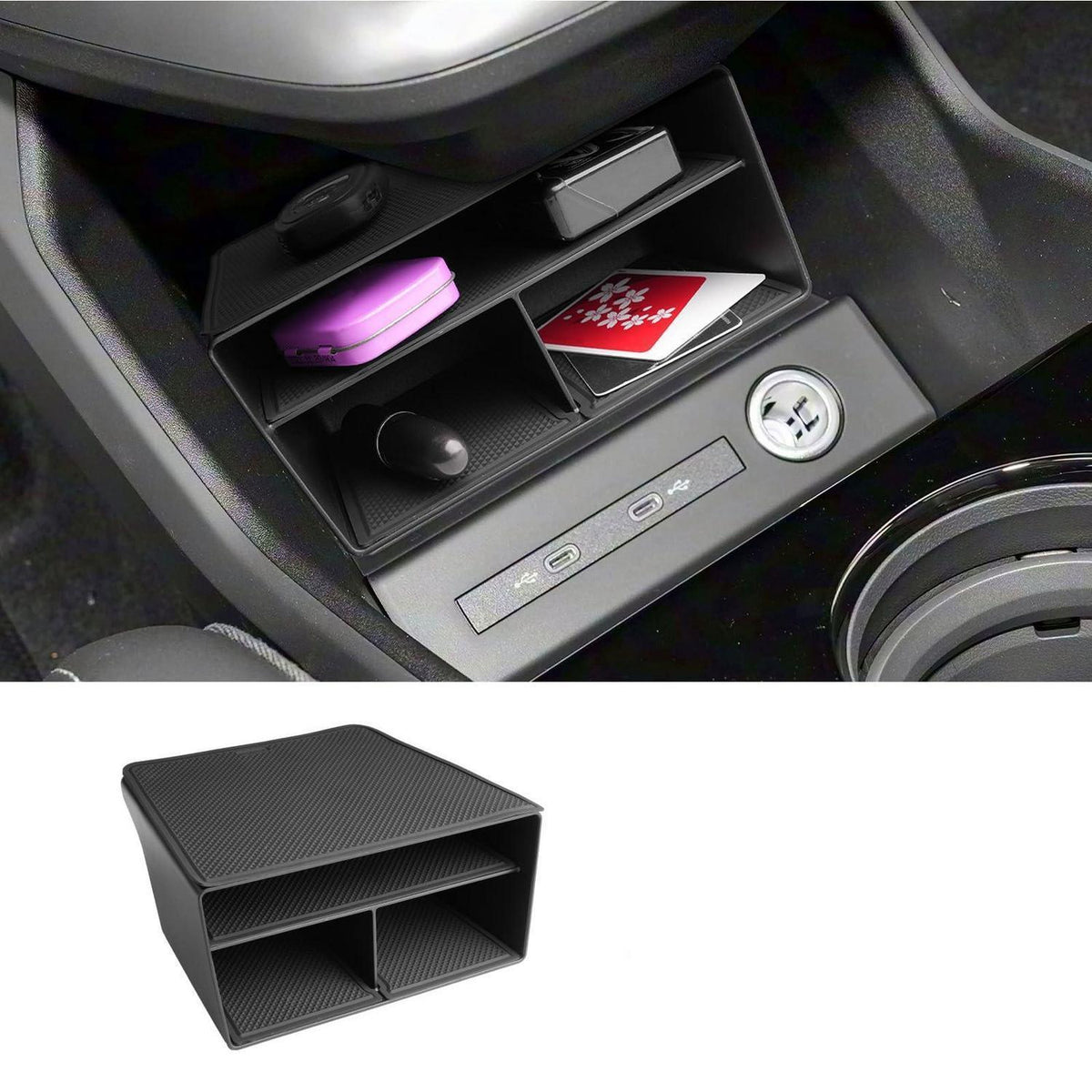 Mittelkonsolen Organizer für Audi Q4 e-Tron 2021-2026