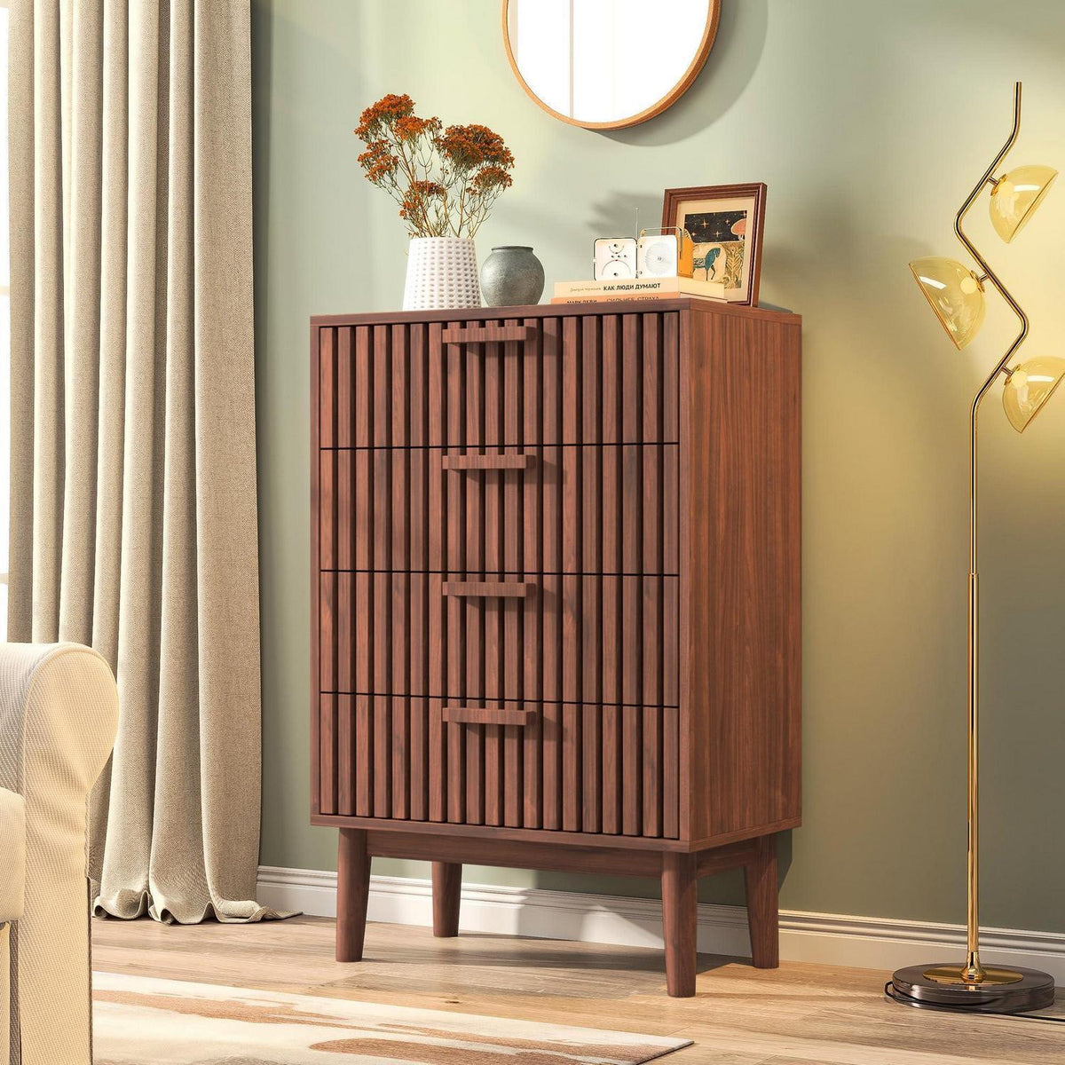 Kommode 4 Schubladen Holz – Stauraumwunder für Schlafzimmer