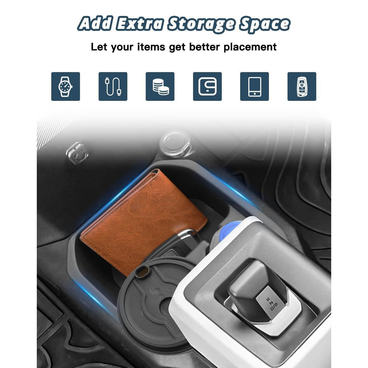 Mittelkonsole Organizer für Dacia Spring Electric EV 2025-2026