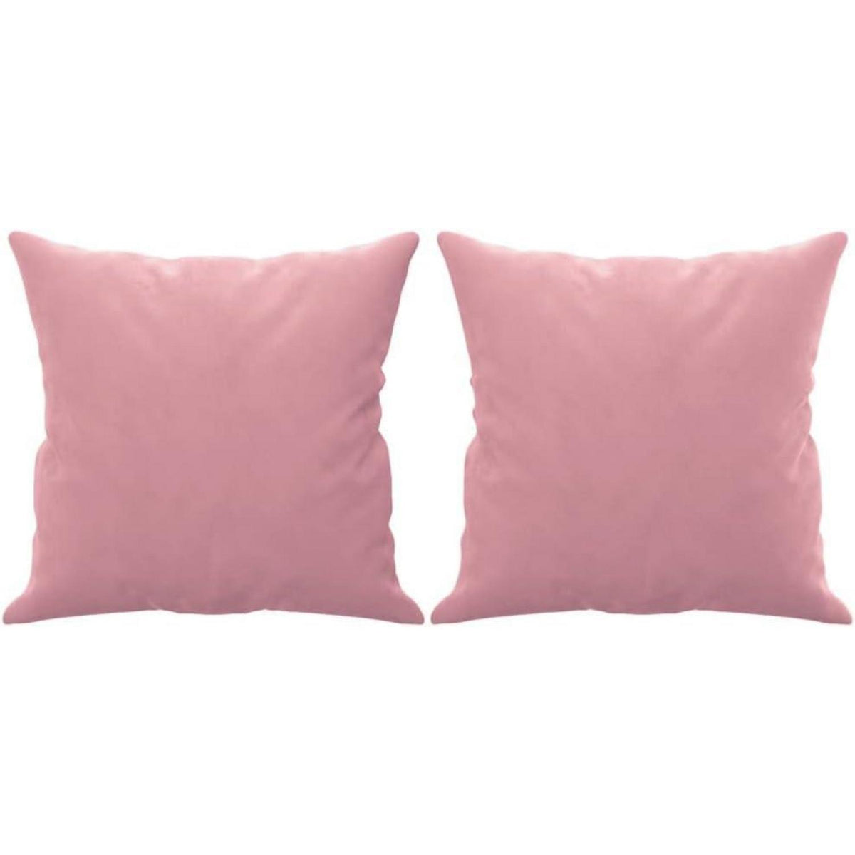 2-Sitzer Sofa Samt Rosa – Modernes Mini Sofa mit Kissen