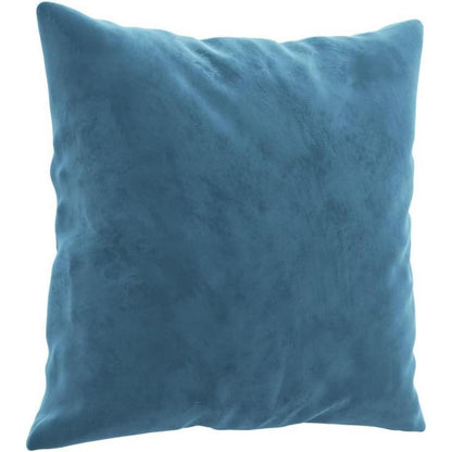 Samt Sofa Modern Kleines 2-Sitzer Sofa Blau 120cm