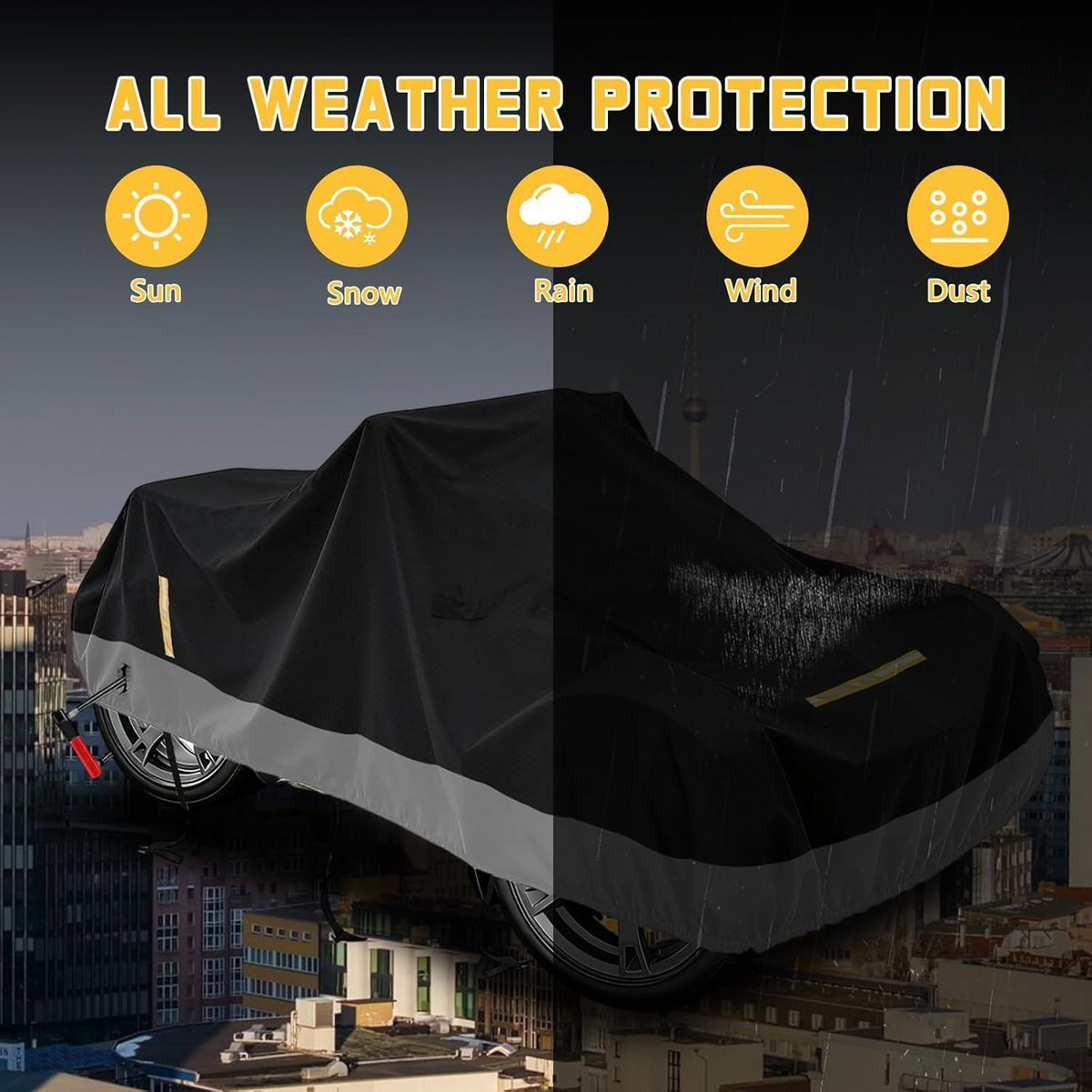 Motorradabdeckung Outdoor – Wasserdicht für Can-Am Ryker 600/900