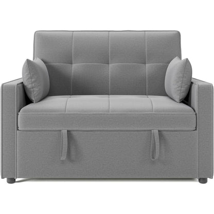 Schlafsofa 186x122cm – Verstellbare Schlafcouch mit Kissen & Stauraum